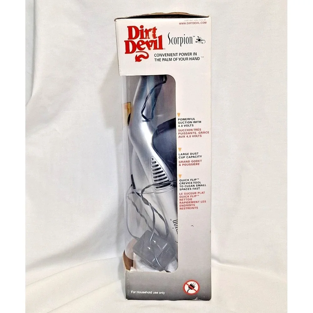 Dirt Devil Scorpion Corded Handheld Vacuum Model NOS 2002